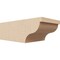 Ekena Millwork 6in. W x 4in. H x 12in. L Garner Woodgrain TimberThane Rafter Tail, Primed Tan RFTUR06X04X12GARRCPR - alternate 1